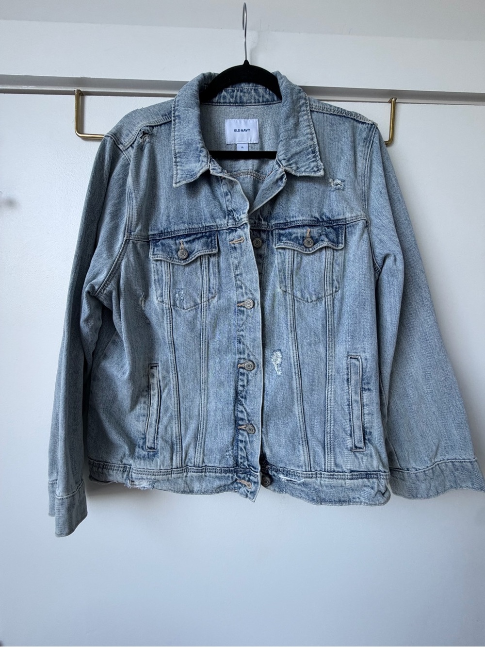 Old Navy Light Wash Denim Jacket in Faded Blue